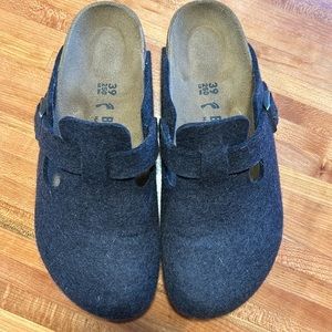 Birkenstocks Boston Wool Felt Size 39 worn once